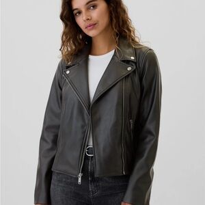 Gap Factory faux leather jacket!